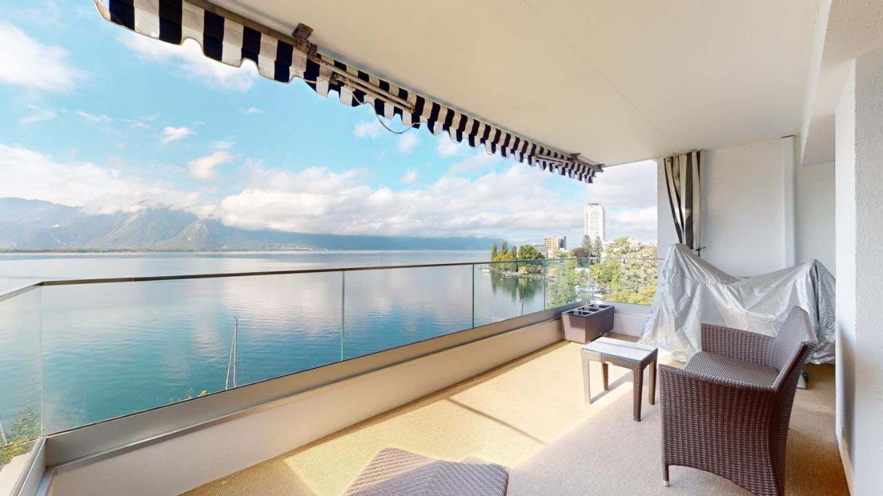 Lakefront Apartment With Exceptional View Territet Eksteriør billede