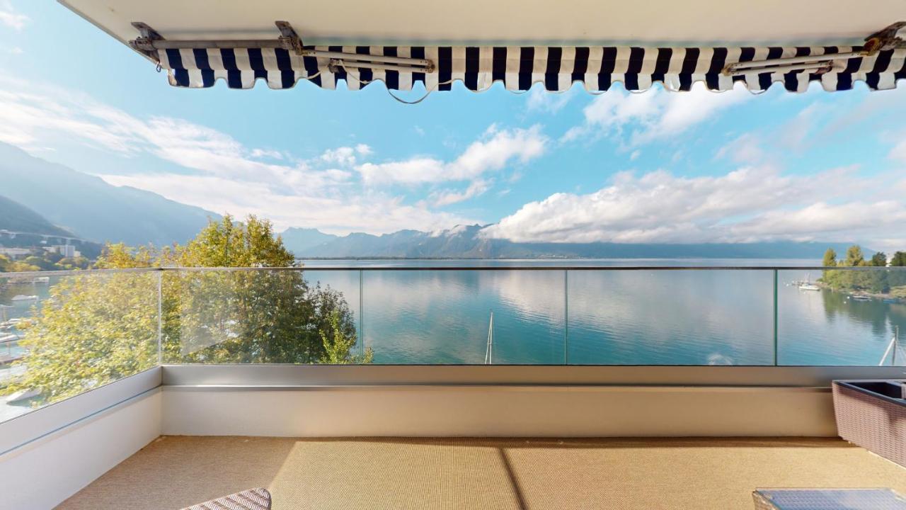 Lakefront Apartment With Exceptional View Territet Eksteriør billede